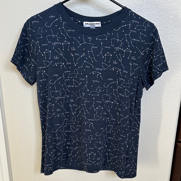 Sub_Urban Riot Tops - Sub_Urban Riot Navy Constellation Tee